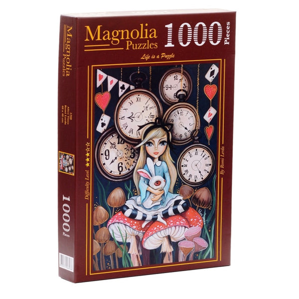 Magnolia Puzzle 1708 Alice Time Romi Lerda Special Edition 1000pc Jigsaw Puzzle