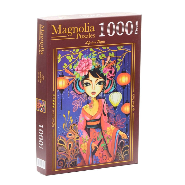 Magnolia Puzzle 1711 Geisha Romi Lerda Special Edition 1000pc Jigsaw Puzzle