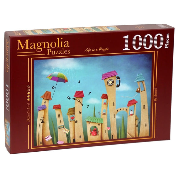 Magnolia Puzzle 2302 Dancing Town 1000pc Jigsaw Puzzle