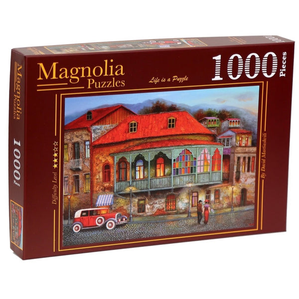 Magnolia Puzzle 2312 The Street of Old Tbilisi David Martiashvili Special Edition 1000pc Jigsaw Puzzle