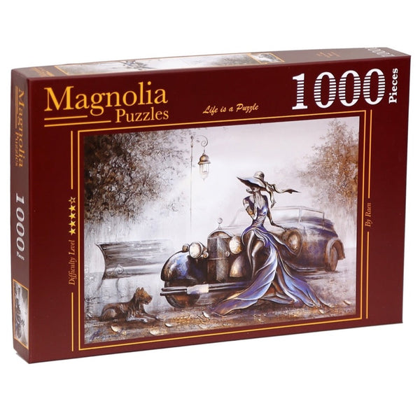 Magnolia Puzzle 2318 Lady in Blue Raen Special Edition 1000pc Jigsaw Puzzle