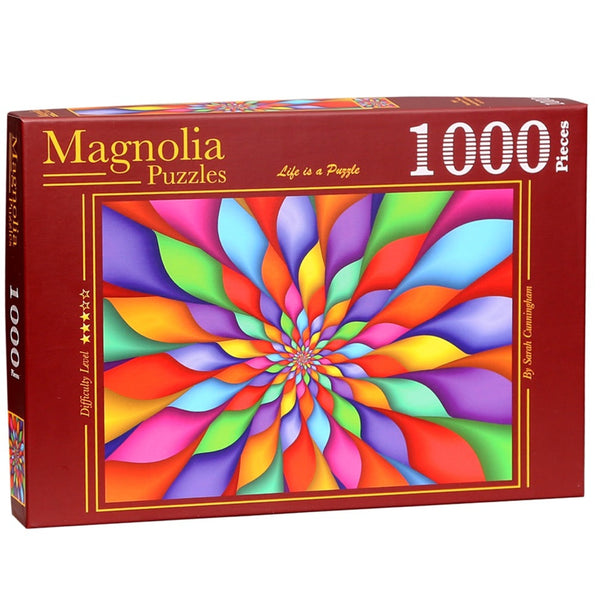 Magnolia Puzzle 3003 Rainbow Petals 1000pc Jigsaw Puzzle