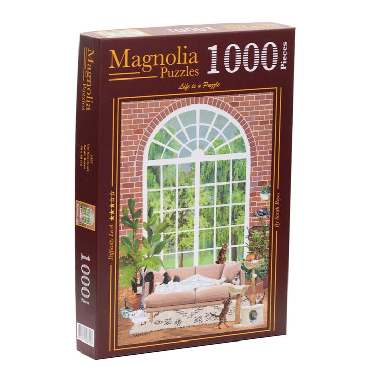 Magnolia Puzzle 3422 Cat Sanctuary Sarah Reyes Special Edition 1000pc Jigsaw Puzzle