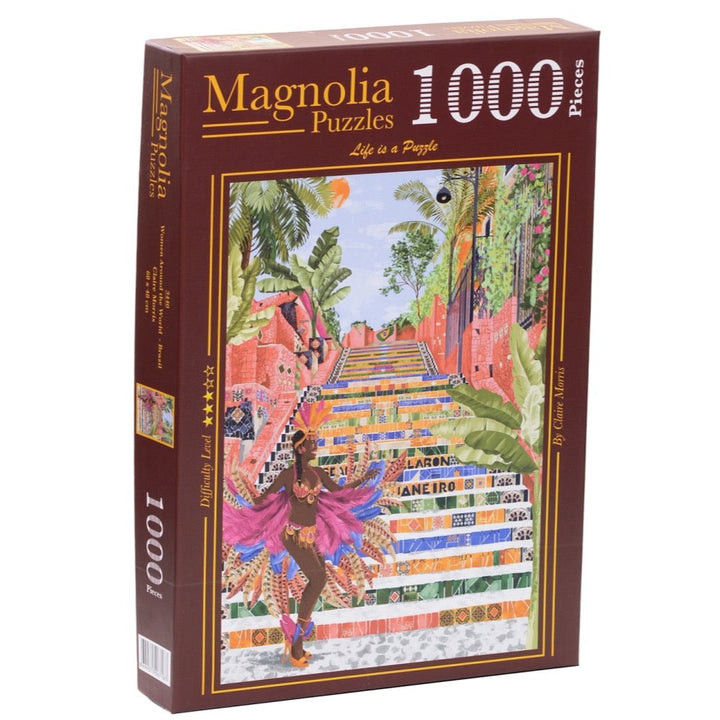 Magnolia Puzzle 3440 Women Around the World Brazil Claire Morris Special Edition 1000pc Jigsaw Puzzle