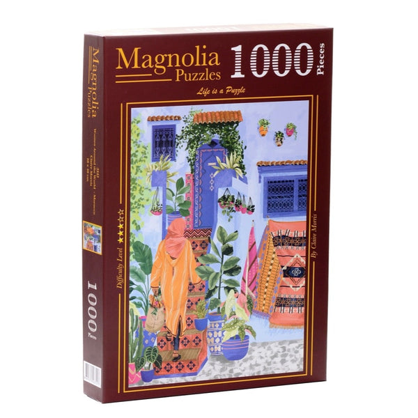 Magnolia Puzzle 3443 Women Around the World Morocco Claire Morris Special Edition 1000pc Jigsaw Puzzle