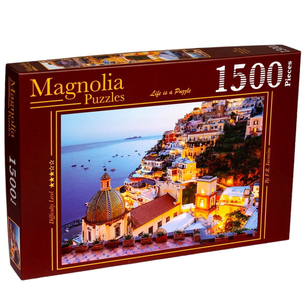 Magnolia Puzzle 3507 Positano Italy 1500pc Jigsaw Puzzle