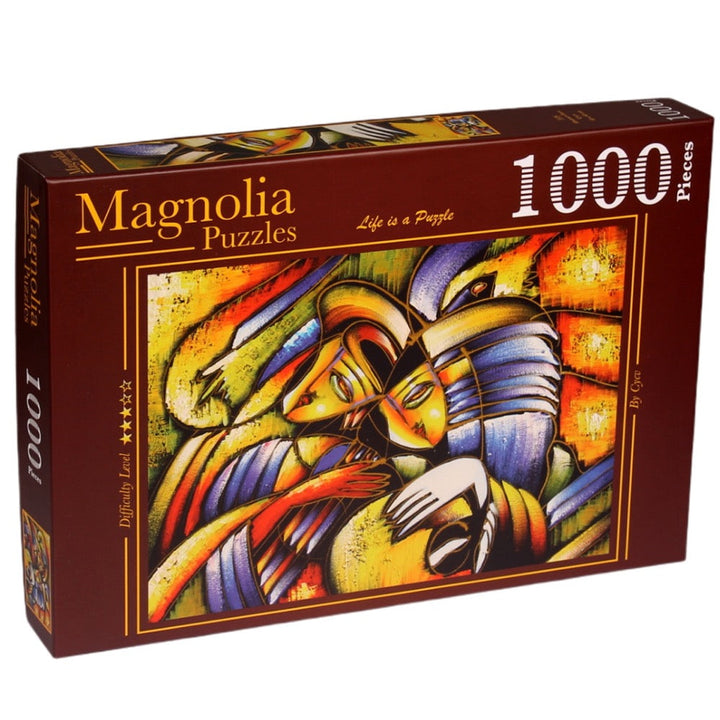 Magnolia Puzzle 3526 Abstract Face 1000pc Jigsaw Puzzle