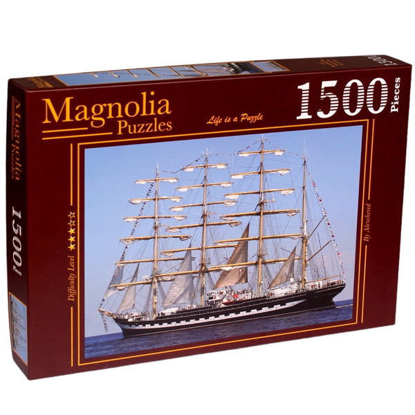 Magnolia Puzzle 3532 Yelkenli Gemi Big Sailing Ship 1500pc Jigsaw Puzzle