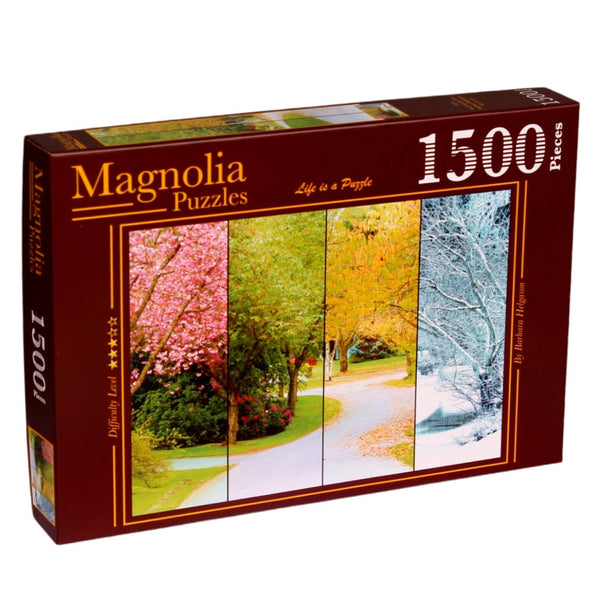 Magnolia Puzzle 3534 Dort Mevsim Agac Four Seasons Tree 1500pc Jigsaw Puzzle