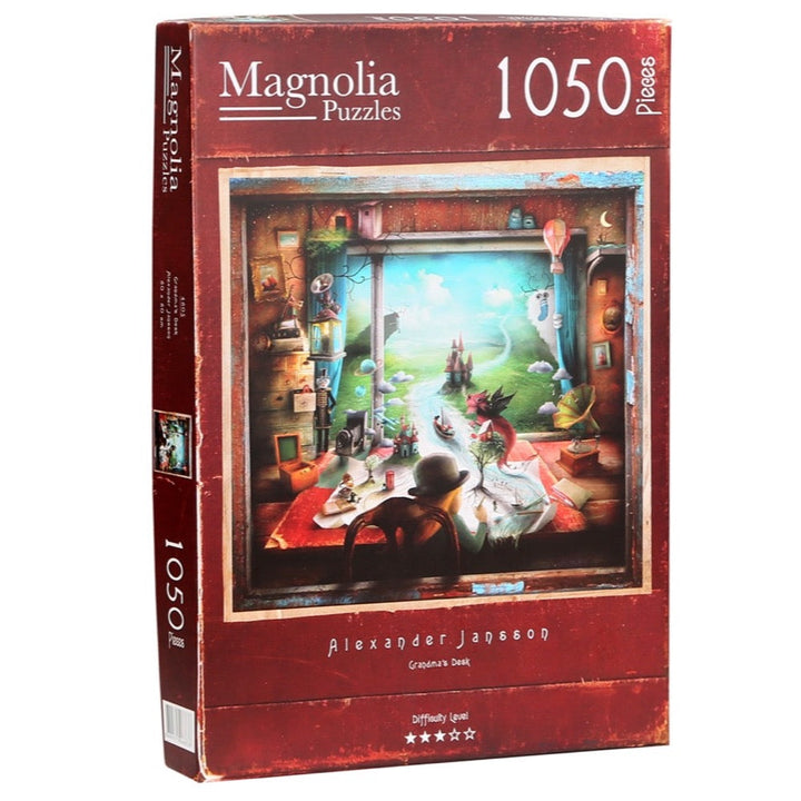 Magnolia Puzzle 4605 Grandmas Desk Alexander Jansson Special Edition 1050pc Jigsaw Puzzle