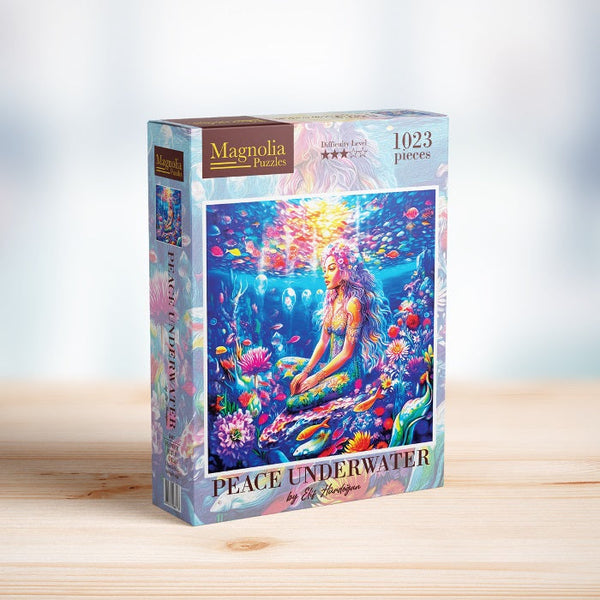 Magnolia 8607 Peace Underwater Elif Hurdogan Special Edition 1000pc Jigsaw Puzzle