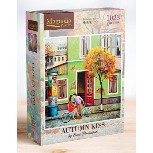 Magnolia 9501 Autumn Kiss David Martiashvili Special Edition 1000pc Jigsaw Puzzle