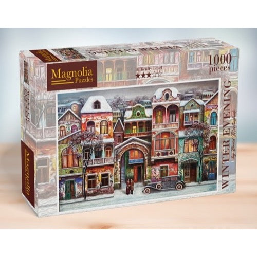 Magnolia 9503 Winter Evening David Martiashvili Special Edition 1000pc Jigsaw Puzzle