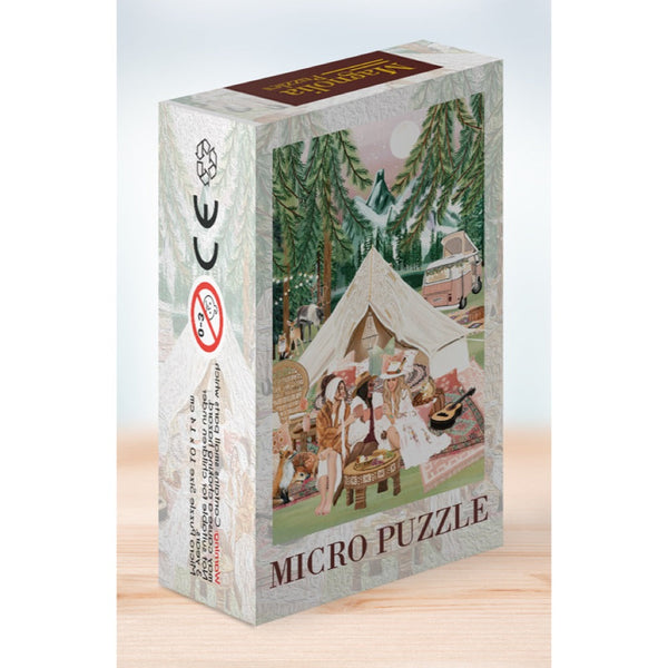 Magnolia Camping Micro Jigsaw Puzzle