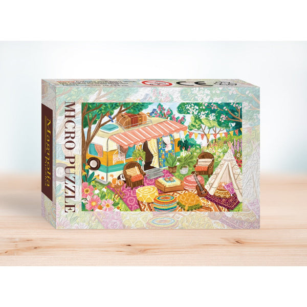 Magnolia Boho Camper Micro Jigsaw Puzzle