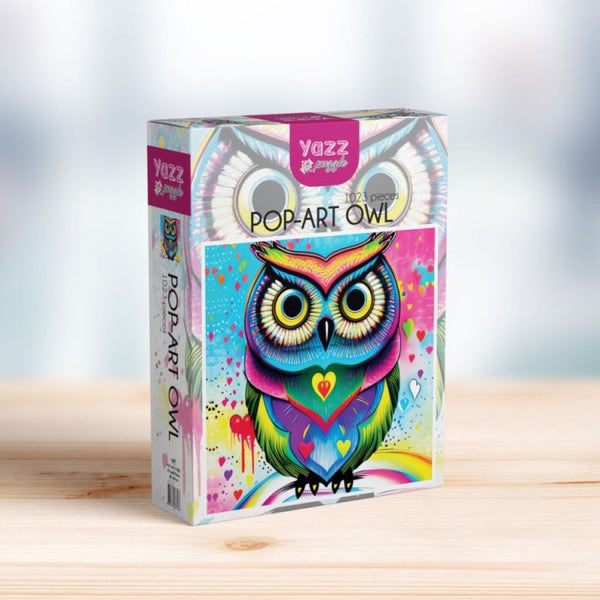 Yazz Puzzle 3807 Pop-Art Owl 1023pc Jigsaw Puzzle