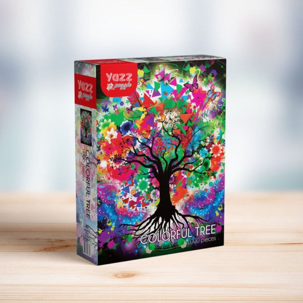 Yazz Puzzle 3808 Colourful Tree 1000pc Jigsaw Puzzle