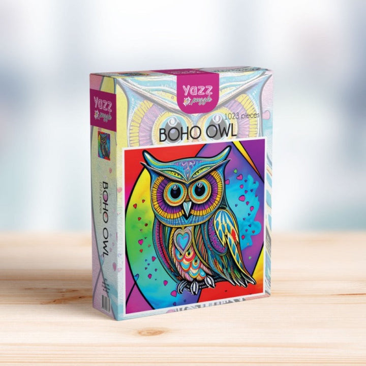 Yazz Puzzle 3819 Boho Owl 1023pc Jigsaw Puzzle